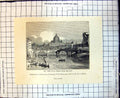 Old View St Peters From East Bridge River Boats J Jackson W Clarke 1843 19th