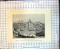 Old Birds Eye View St Peters Engraved J Jackson W Clarke Pietro Ruga