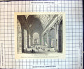 Old Print Central Nave St Peters J Jackson W Clarke Vincenzo Feoli 1843 19th