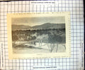 Old Print Gundagal Bridge Over River Town Distance New South Wales 1886 19th