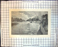 Antique Old Print Junction Rivers Murray And Darling Victoria Australia 1886