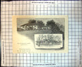 Original Old Antique Print Parliament House Parramatta Sydney Australia 1886