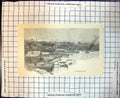 Antique Print Lavender Bay Sydney Australia Boats Wooden Piers Sheds 1886 19th