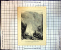 Original Old Antique Print In Crater Kilauea Sandwich Islands Steam