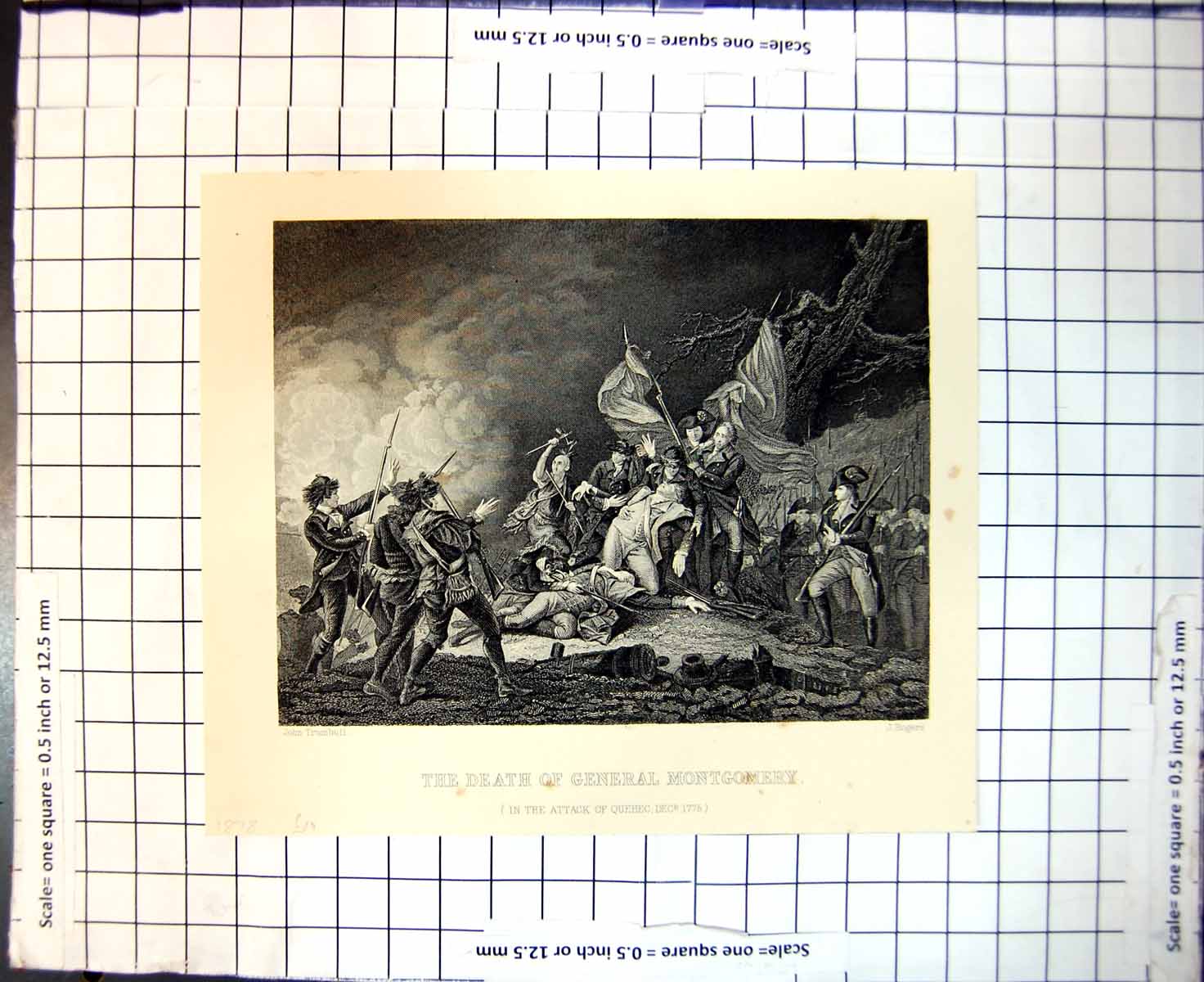 Old Death General Montgomery In Attack Quebec 1775 John Trimbull 1878 18th