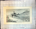 Antique Print Now Let Me See What You Can Do Over Water Lady Horse Jumping