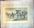Old Print Poor Dear Hes Getting A Wonderful Eye For A Gate Horses Riders