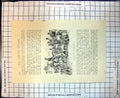 Antique Old Print Woman Hunt Surrounded Men Horses Hounds They All Laughed