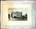 Original Old Antique Print Wittelsbacher Pallast Zu Munchen Germany