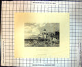 Antique Print Castle Chillon Island Lake Geneva Canton Vaud Harding Finden