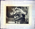 Old Antique Print Crowning The Bride Custom Norway Before Wedding 1888 19th