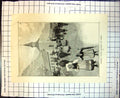 Original Old Antique Print Coming From Church At Odde Traditional Dress 1888