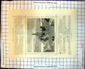 Original Old Antique Print Vossevangen Norway Wooden Houses Church Water 1888