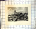 Old Spires Cathedral Town River Rhine Bridge B Foster W Capon C 1870Victorian