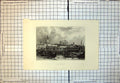 Old Cologne Rowing Boats Sailing Net Mending Buildings Cathedral 145J