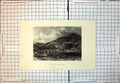 Old Heidelberg Hillside Fortifications River Bridge Boats People 146J