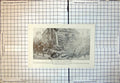 Old Print Taking Landrecies Fighting Bayonets House Demolished Death 148J