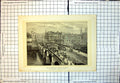 Old Print The Broomielaw Bridge Glasgow People Horses Carts Buildings 159J