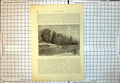 Antique Print Clefden Woods Woodland Trees House Across Lake Calm Water 166J