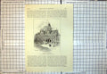 Old Print Town Hall Northampton Stairway Arched Entrance Tower Clock 171J
