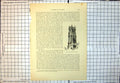 Antique Print Tower Glastonbury Church Square Arched Windows Stonework 179J 18th