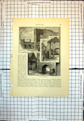 Old Southampton Tower City Wall Arches West Wall White Gate Steps 190J 20th
