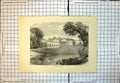 Old Broadlands View Exterior House Across Pond Swans Trees Steps 194J 20th