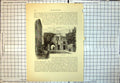Old Westgate Ivy Man Riding Horse Beneath People Street Dog Trees 207J