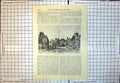 Antique Print High Street Linlithgow Market Cross Wide Pavements People 227J