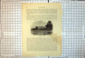 Old Print Eton From River Buildings Towers Trees Water Vegetation Sky 232J