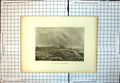 Old Print Near Source Calder Moorland Scene Sheep Distant Hills Rain 246J