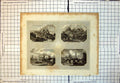 Antique Old Print Portland Rocks Carisbrooke Castle Gloucester Hereford 249J