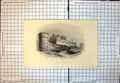 Antique Print Craigmillar Castle Round Towers Walls In Disrepair Square 274J