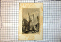 Old Kelso Abbey Piper Playing Amongst Ruins Tall Archways Windows 282J