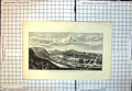 Old Print Queens Park Edinburgh Review Scottish Volunteers Onlookers 290J