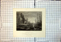 Antique Print Italian Sea Port From Claude Lorrain Sailing Ship People 318J