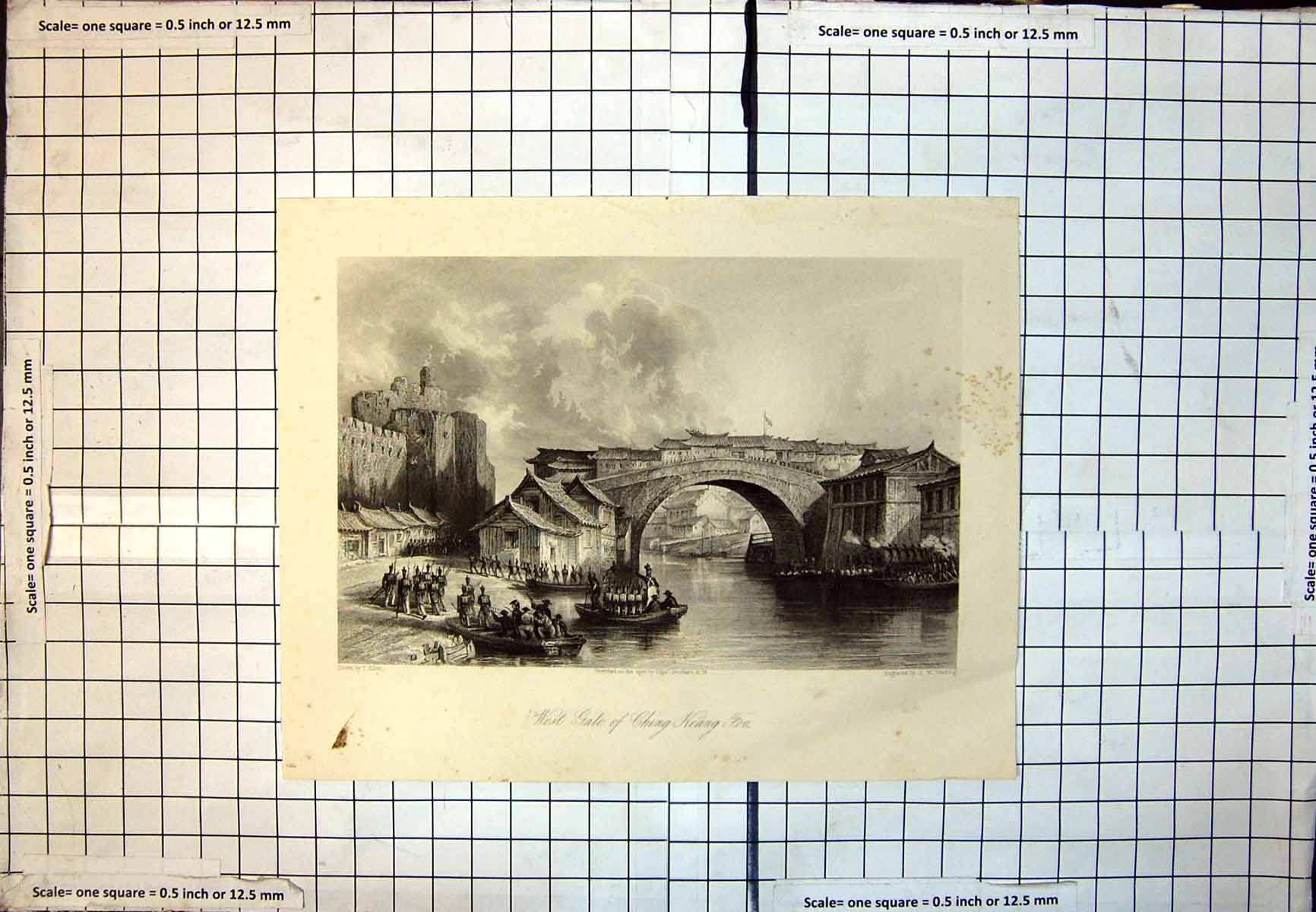 Old West Gate Ching Keang Foo Siers Disembarking Marching Bridge 319J