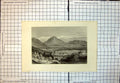 Old Cabul From Bala Hissar City Wall Buildings Mountains Horseback 323J