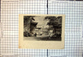 Old Print Bazaar The Fig Tree Algiers Long Pipes Men Seated Outdoors 342J