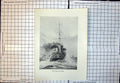 Old Print Eyes Fleet Steam Ship Lookout At Sea Other Ships Wl Wyllie 362J