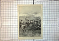 Antique Print Battle Blenheim Charge Marlborough'S Horse Armour Swords 395J