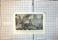 Antique Old Print Incident Battle The Meuse Houses Alight Siers Fighting 397J