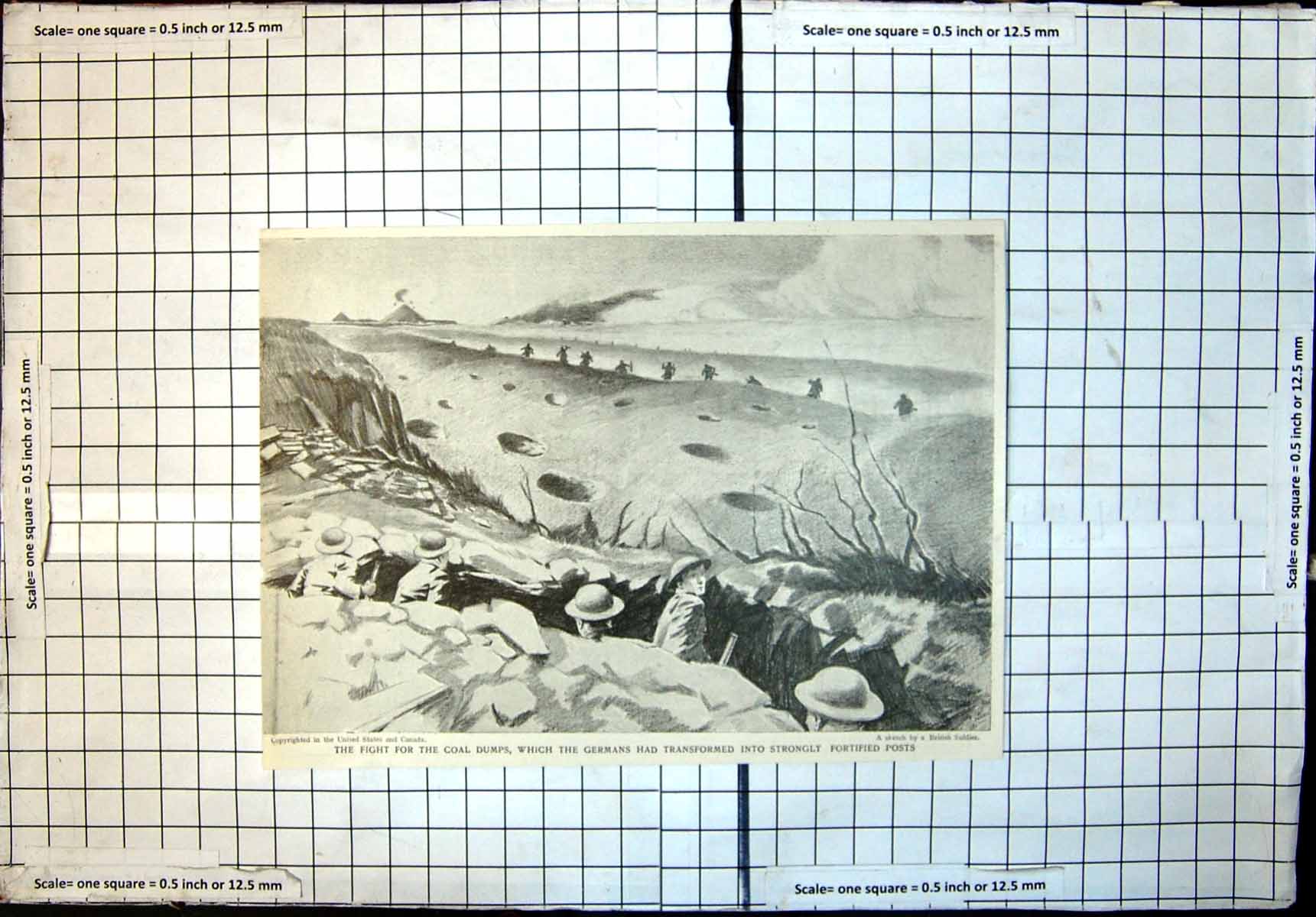 Old Fight Coal Dumps Germans Transformed Strongly Fortified Posts 191 20th