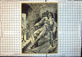 Original Old Antique Print Sier Resting Armchair Fireside Edwards 1888 19th
