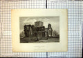 Original Old Antique Print Lanercost Priory Cumberland J Greig L Clennill