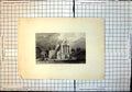 Original Old Antique Print Front View Llanercost Priory Cumberland