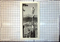 Original Old Antique Print Alps From Milan Cathedral Angel Statue Mountains