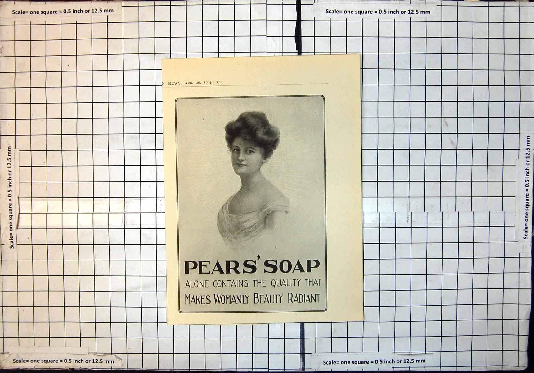 Old Pears Soap Alone Contains Quality Makes Womanly Beauty Radiant190 20th