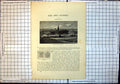 Original Old Antique Print General View Norwich