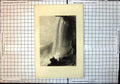 Old Antique Print Horse Shoe Fall Niagara Entrance Cavern T Allen R Sands
